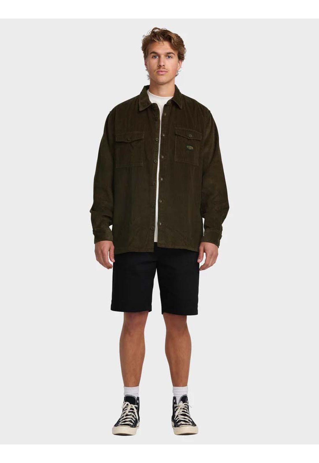Sobrecamisa Cotelé Hombre Bong Days Café Billabong-5