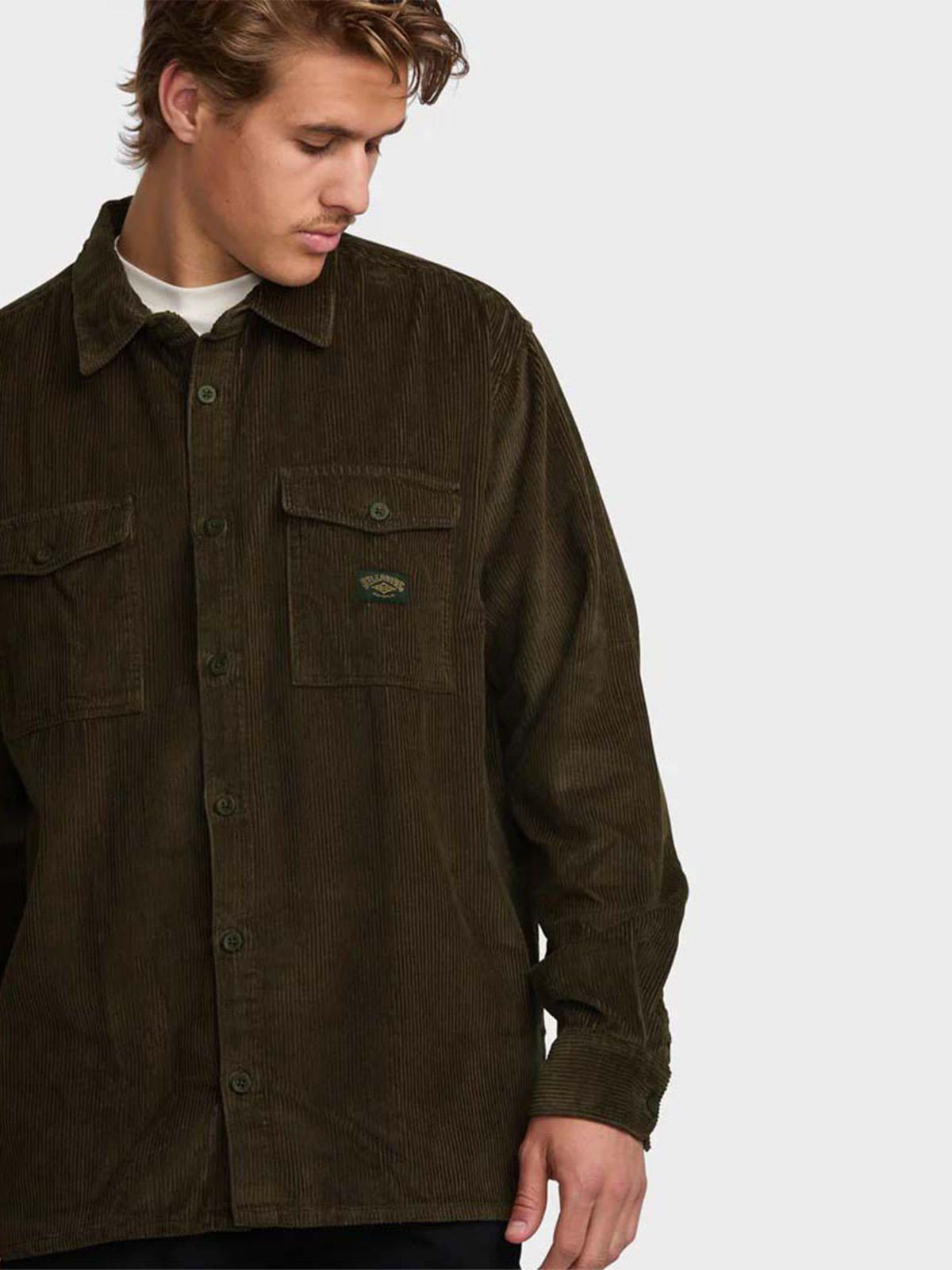 Sobrecamisa Cotelé Hombre Bong Days Café Billabong-4