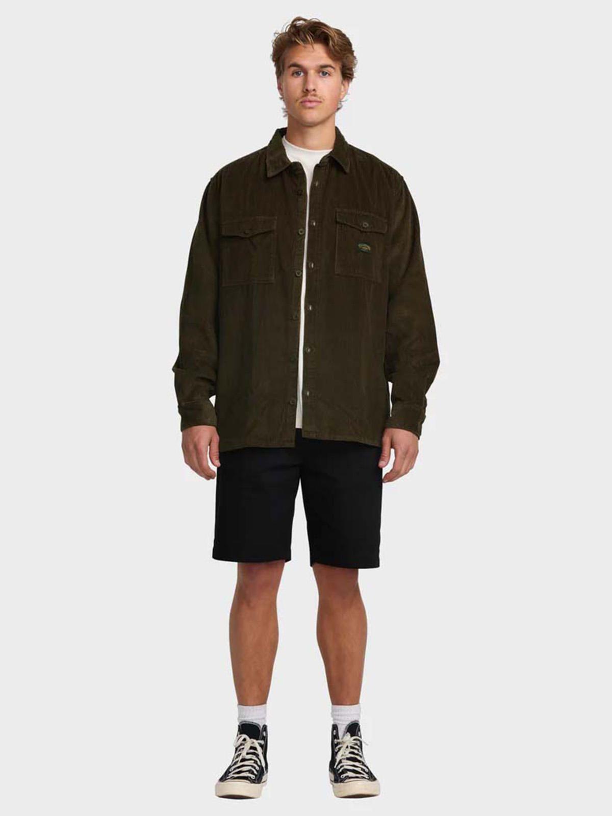 Sobrecamisa Cotelé Hombre Bong Days Café Billabong-5