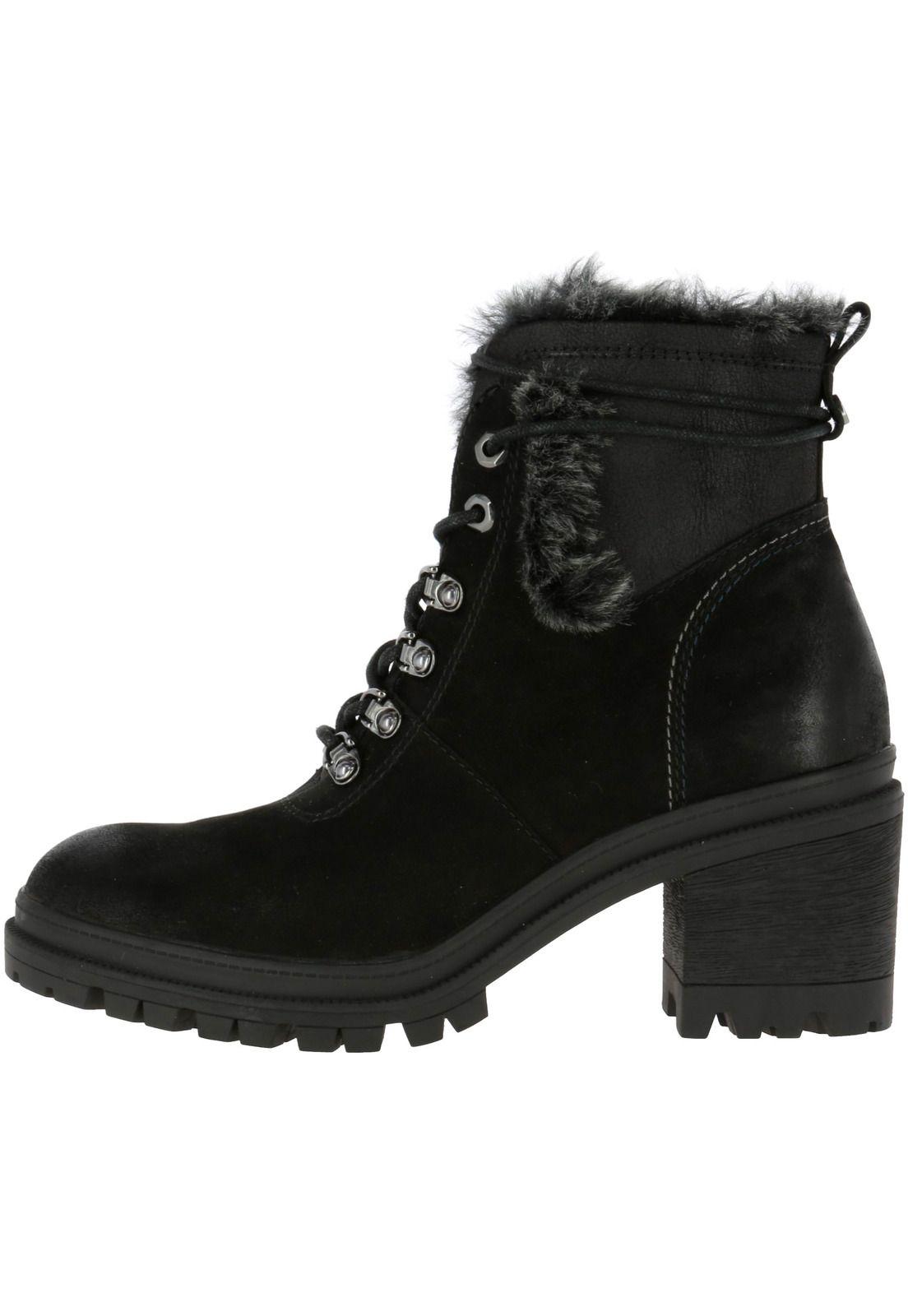 Botin Cuero Mujer Freda Negro-2