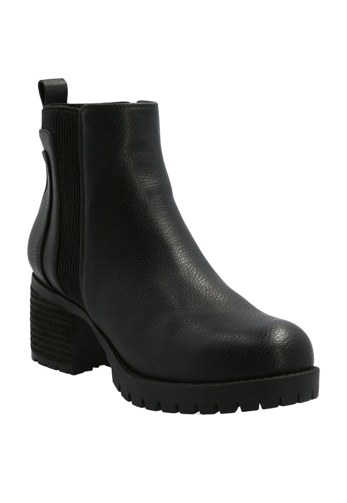 Botin Mujer Slater Negro-0