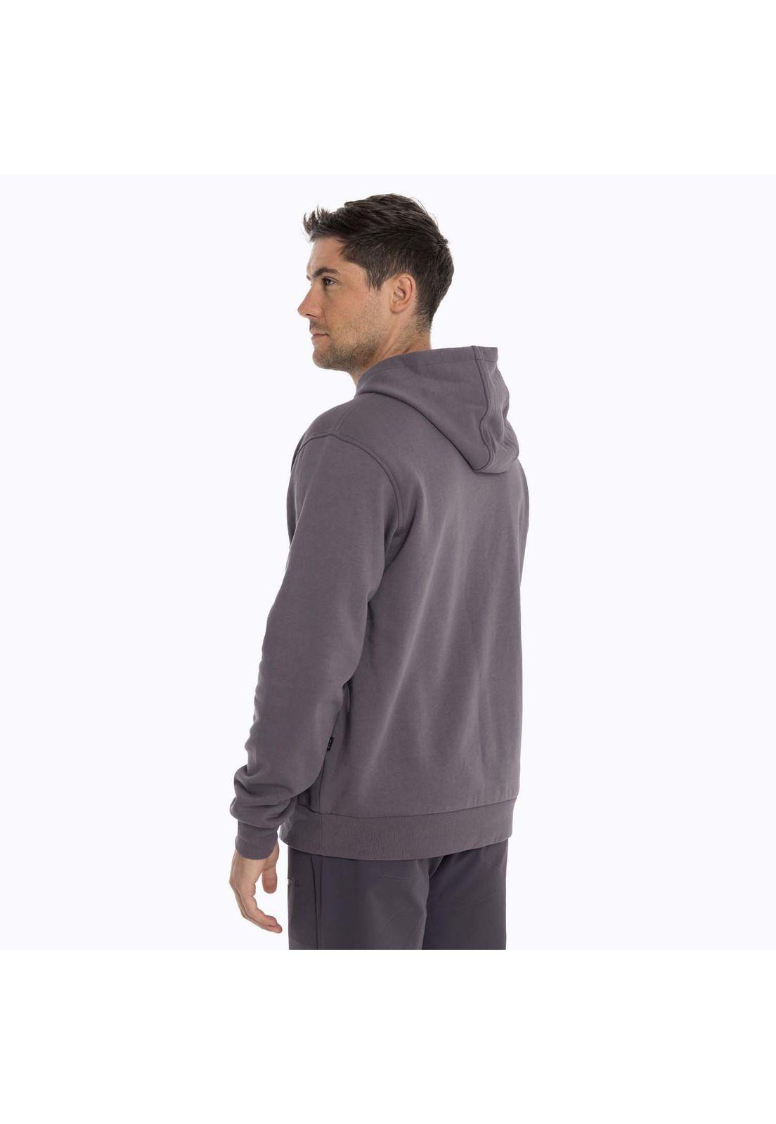 Poleron Hombre Full Zipper Gris Merrell-4