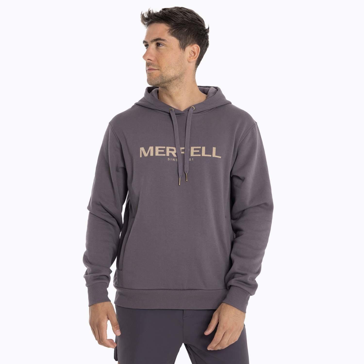 Poleron Hombre Full Zipper Gris Merrell-0