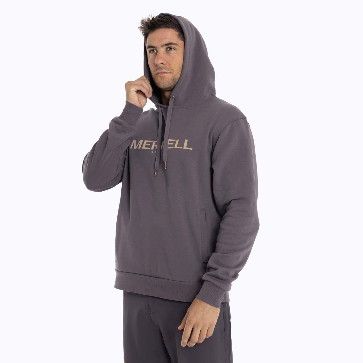 Poleron Hombre Full Zipper Gris Merrell-3