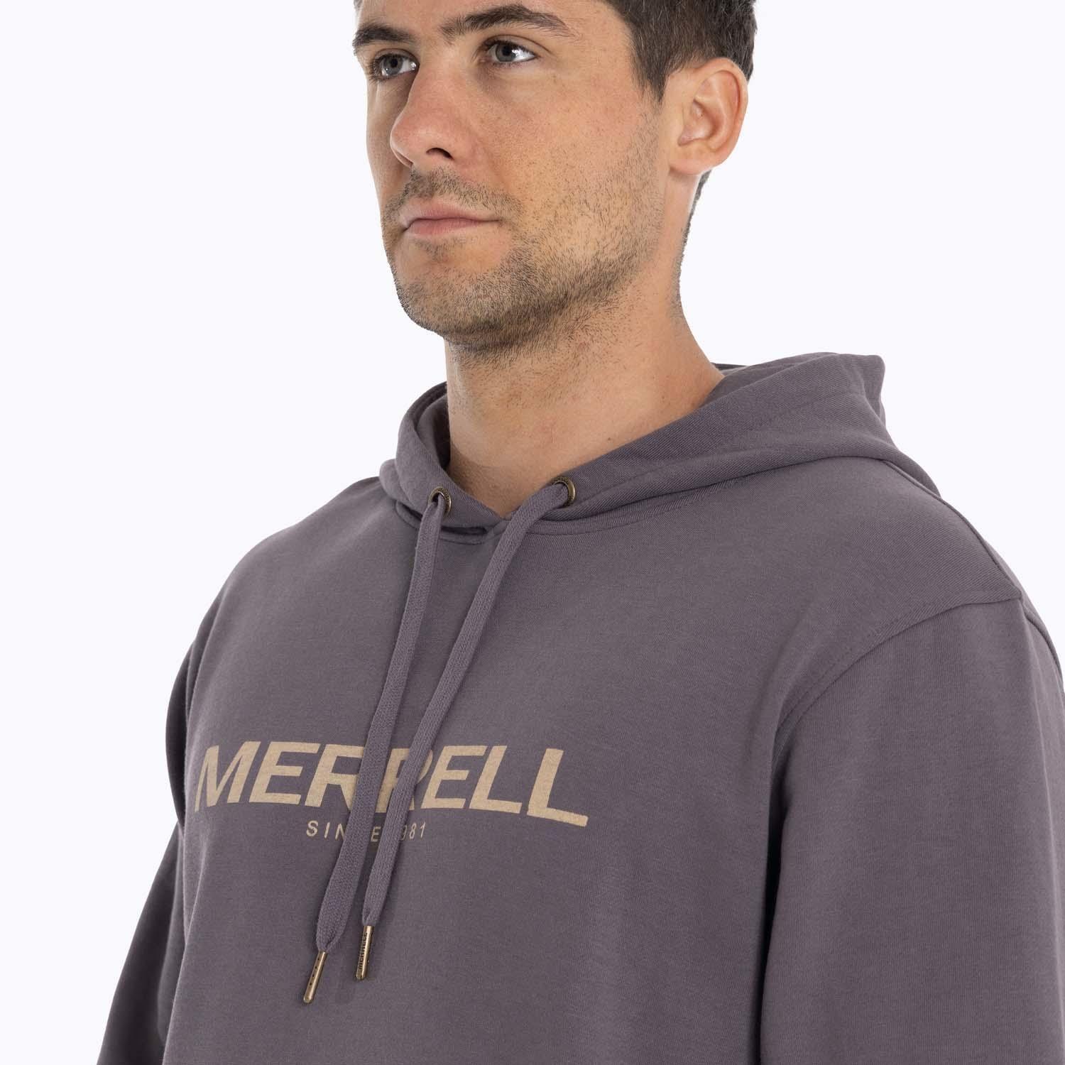 Poleron Hombre Full Zipper Gris Merrell-5
