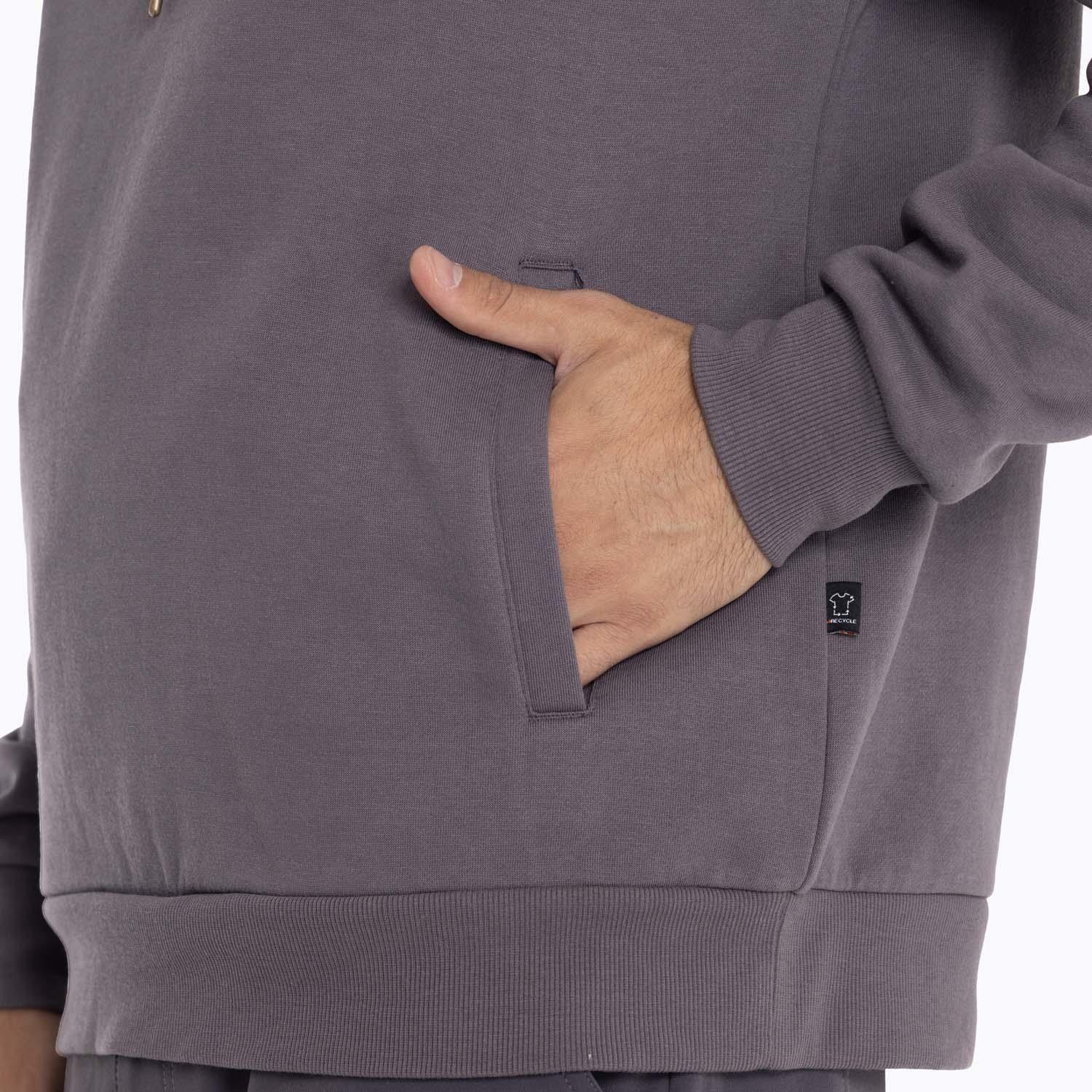 Poleron Hombre Full Zipper Gris Merrell-6