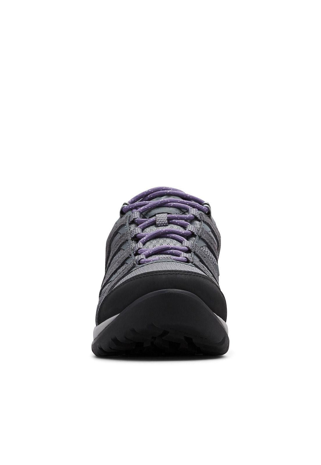 Zapatilla Cuero Mujer Redmond V2 Wp Gris-4