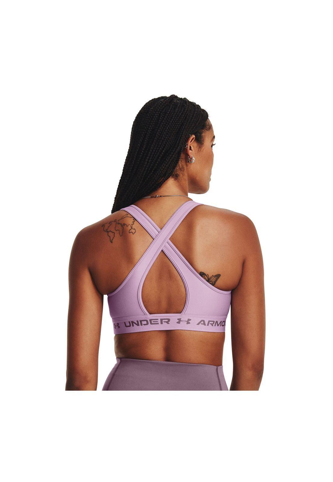 Peto Deportivo Train Crossback Mid Morado Mujer-4