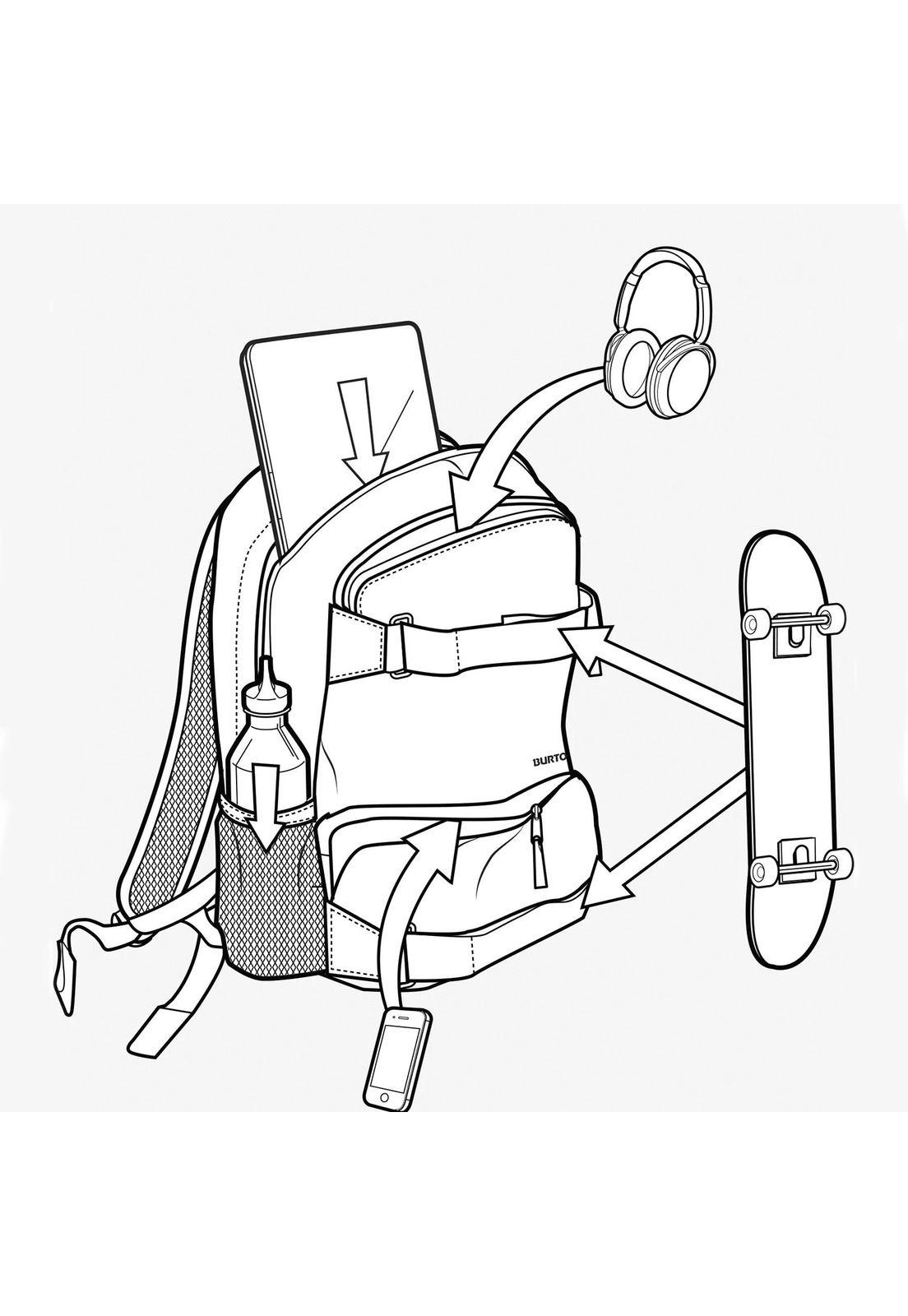 Mochila Treble Yell 21L Azul-1