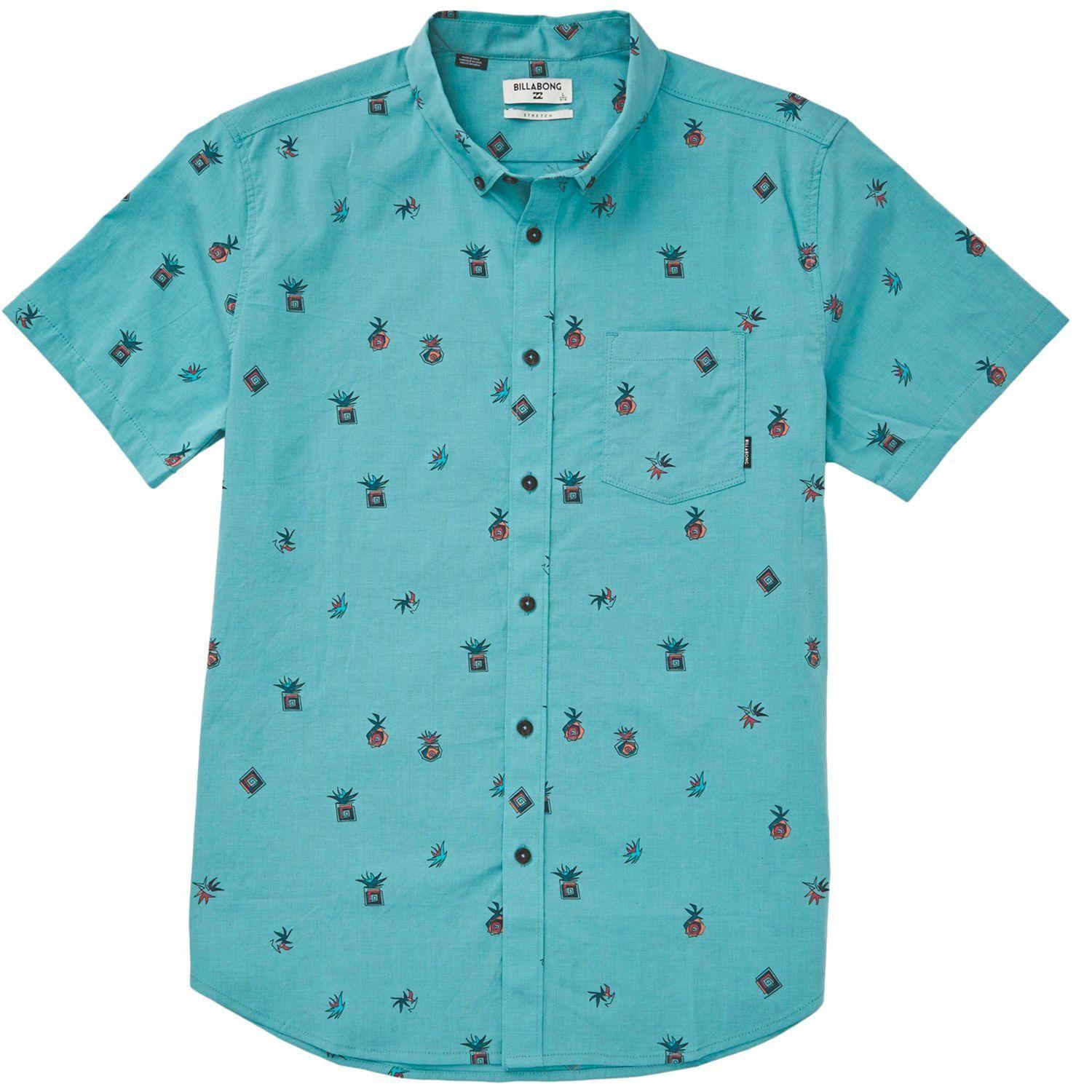 Camisa M/C Hombre Sundays Mini Ss Turquesa-0