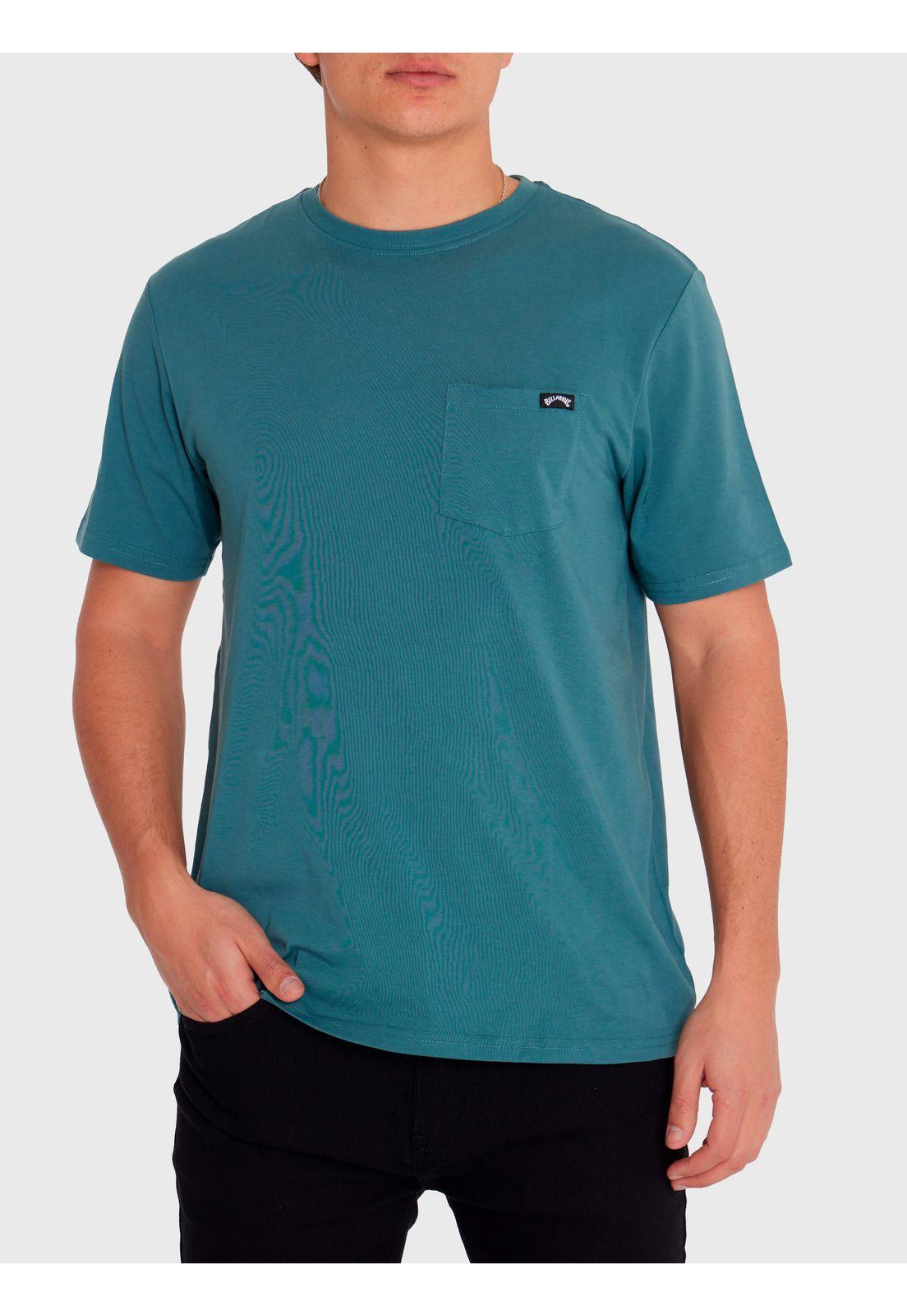 Polera Hombre Essential Pocket Verde-1