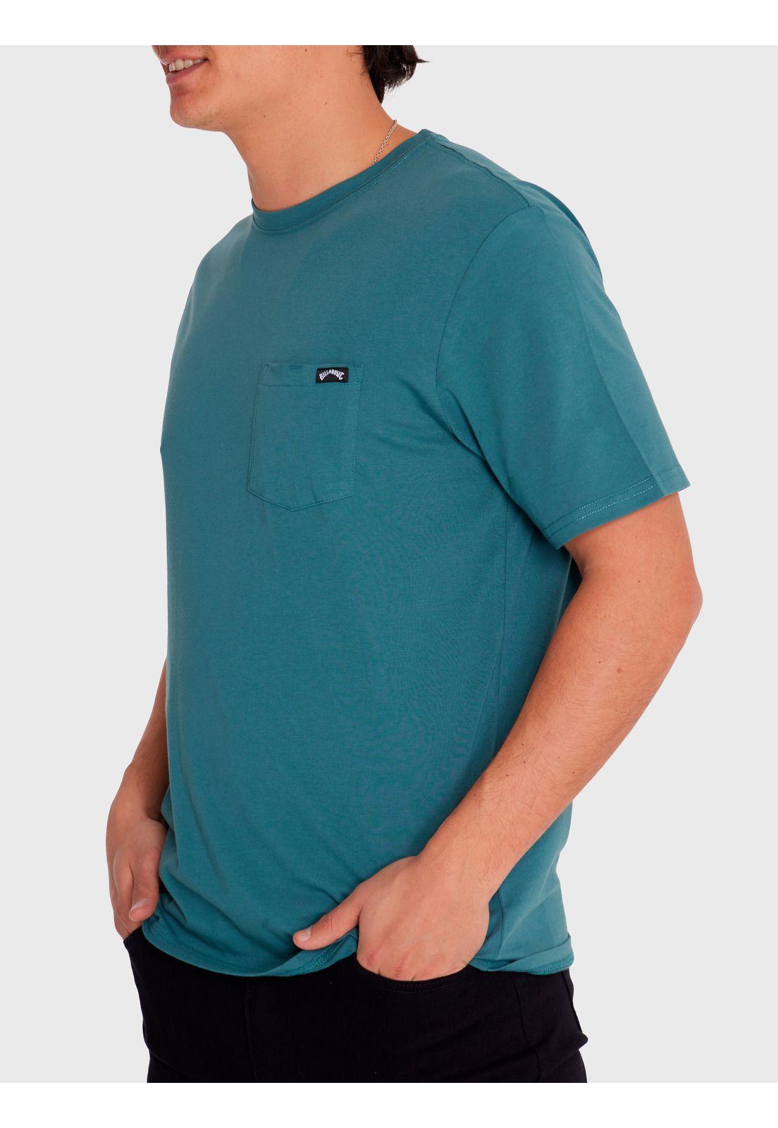 Polera Hombre Essential Pocket Verde-2
