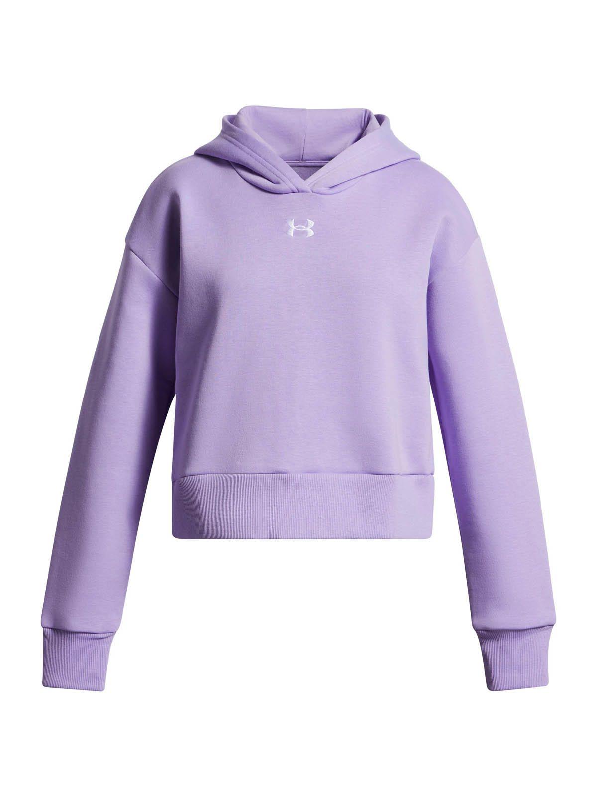 Polerón Lifestyle para niña Rival Fleece Crop morado -0