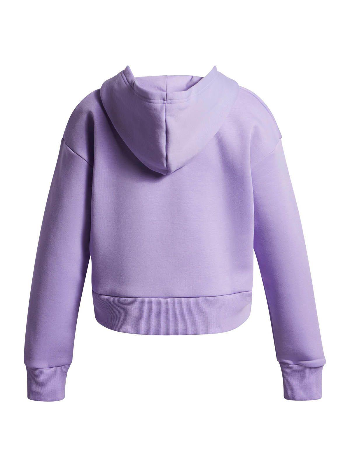 Polerón Lifestyle para niña Rival Fleece Crop morado -1