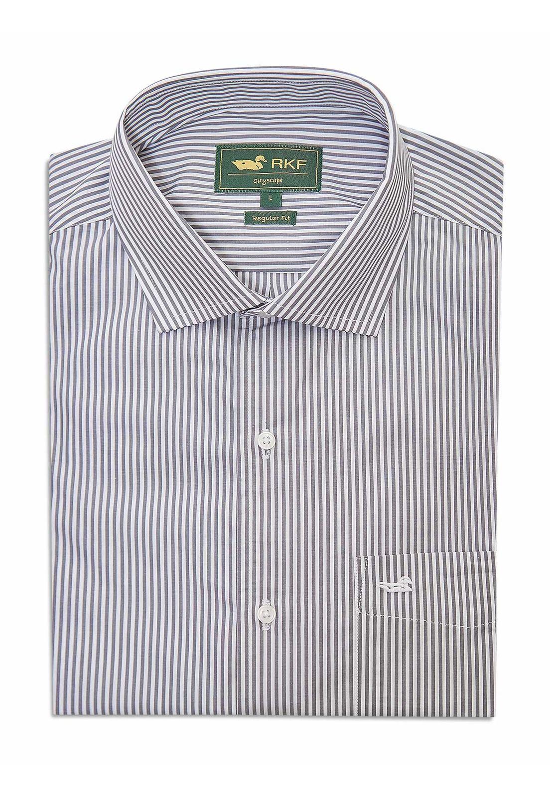 Camisa Algodón Hombre Easylife Gris-0
