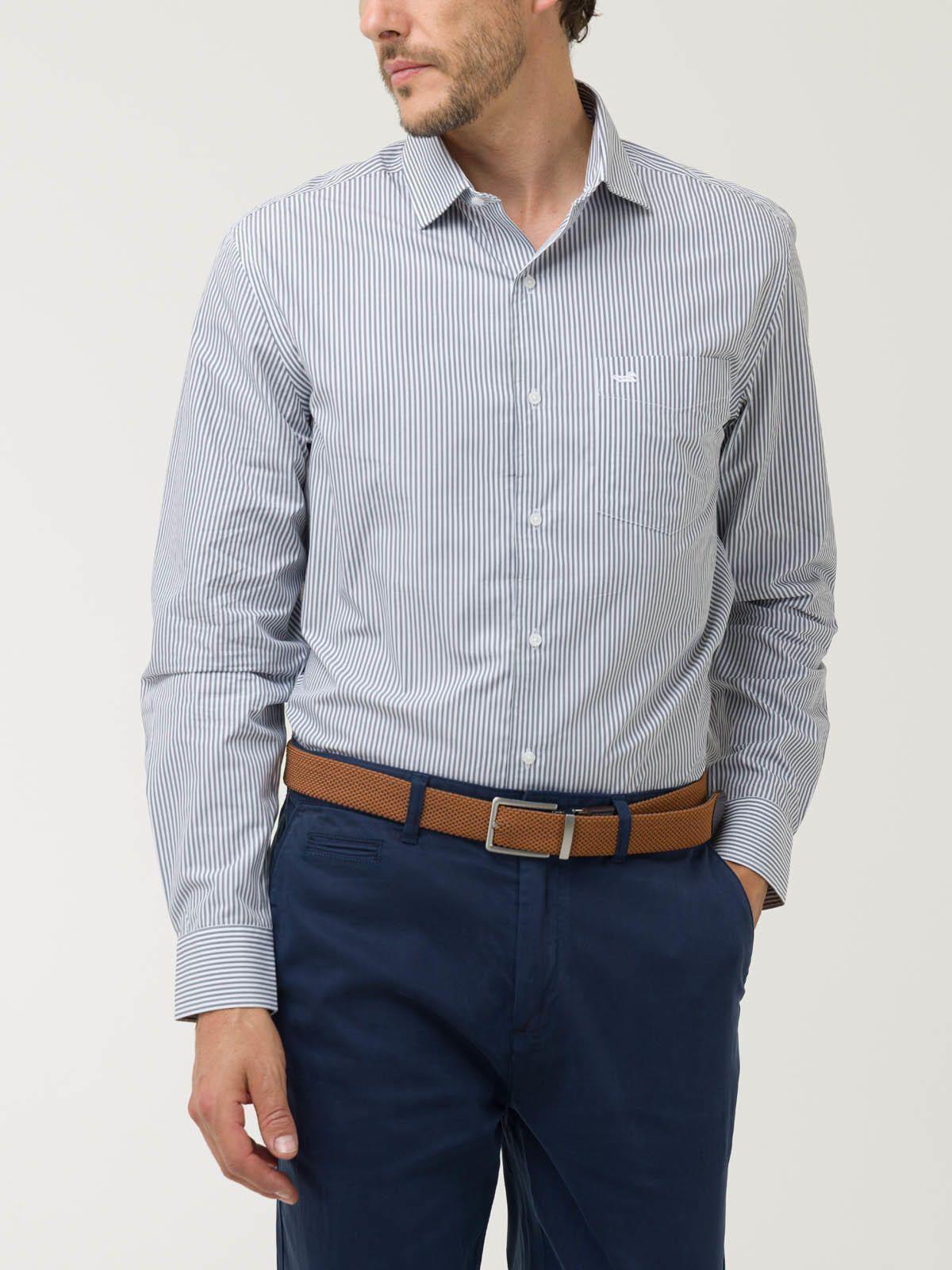 Camisa Algodón Hombre Easylife Gris-6