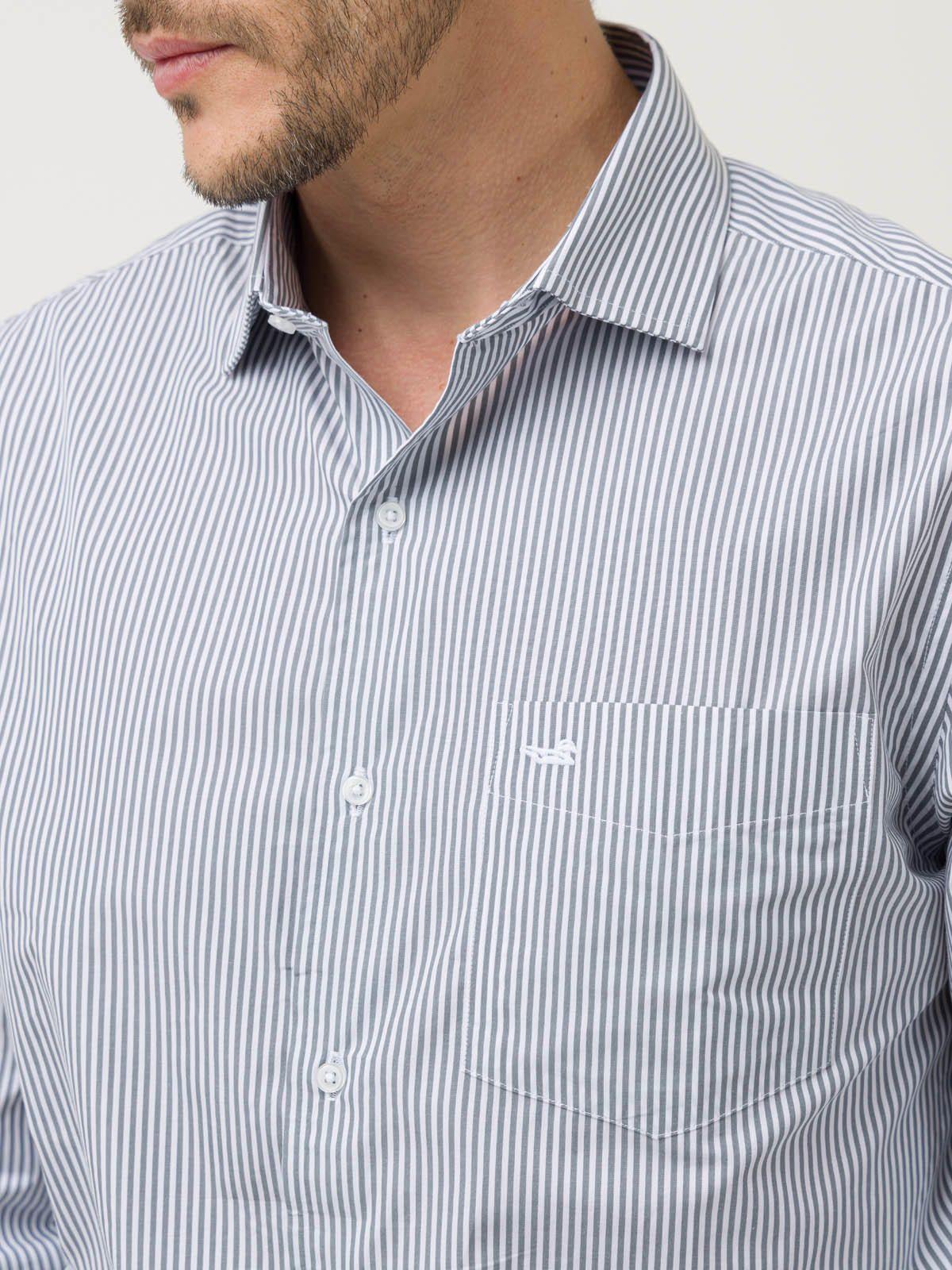 Camisa Algodón Hombre Easylife Gris-8