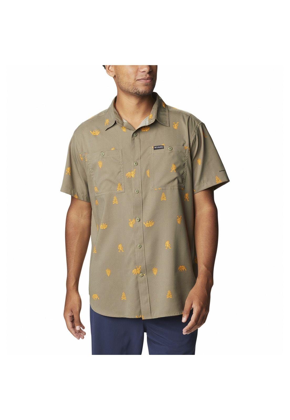 Camisa M/C Hombre Utilizer Printed Sho Gris-0