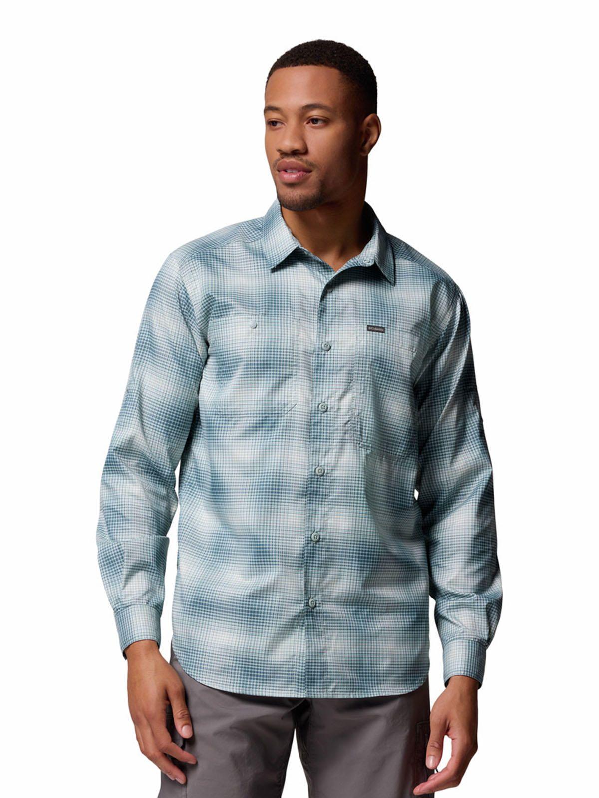 Camisa M/L Hombre Silver Ridge Utility Azul-0