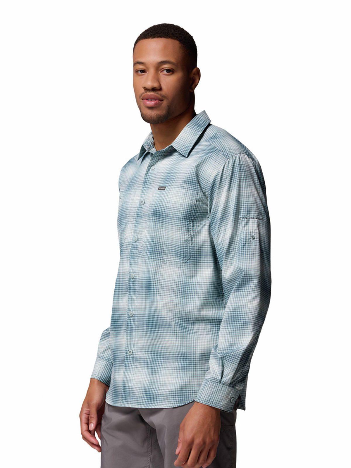 Camisa M/L Hombre Silver Ridge Utility Azul-1