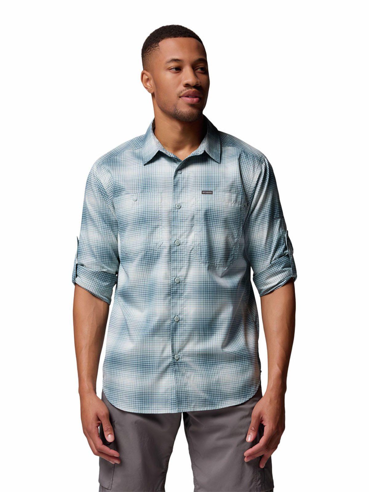 Camisa M/L Hombre Silver Ridge Utility Azul-3