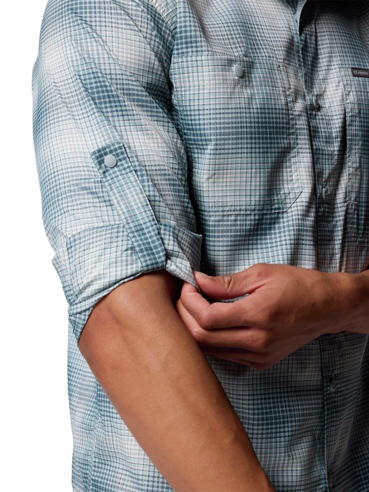 Camisa M/L Hombre Silver Ridge Utility Azul-4