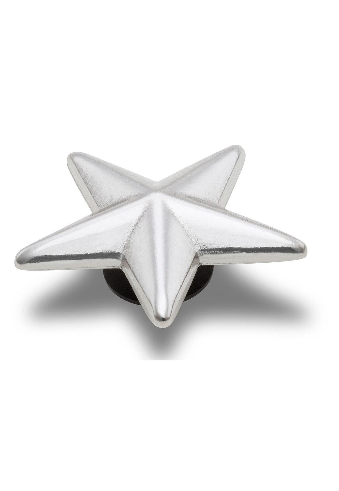 Jibbitz Crocs Estrella Plateada-2