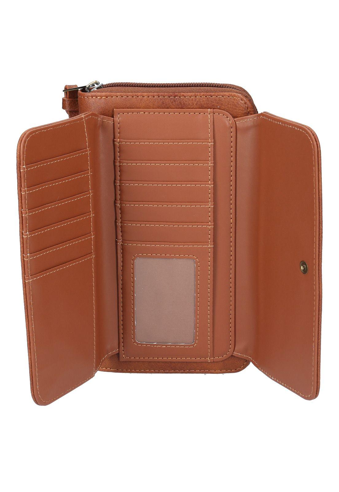 Billetera Mujer Hp Clark Café-2