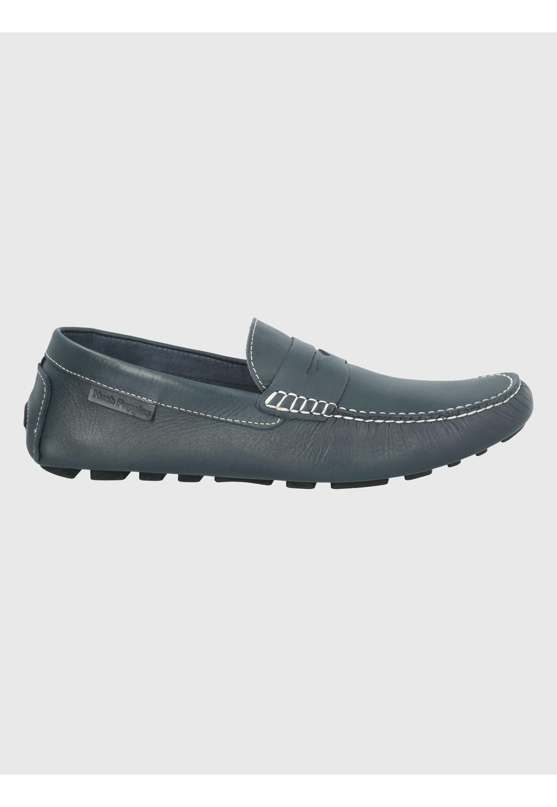 Mocasín Cuero Azul Oscuro Hombre Lotus -1
