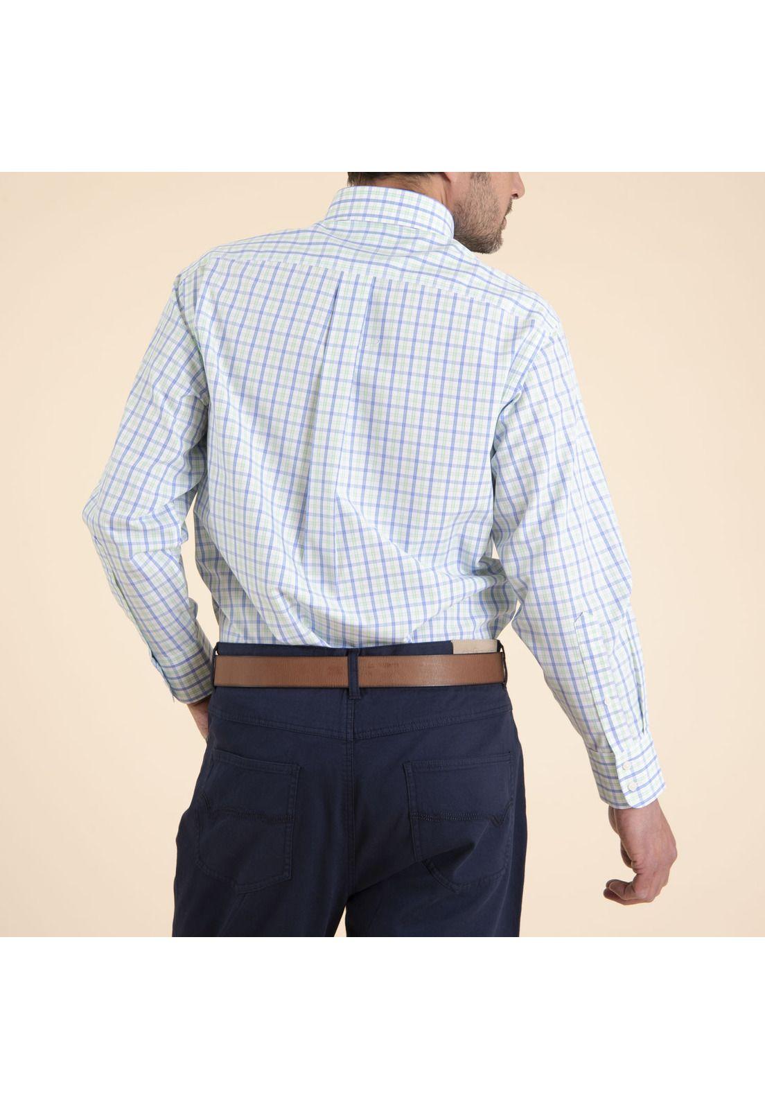 Camisa Hombre Libre De Arrugas Pb Verde-2