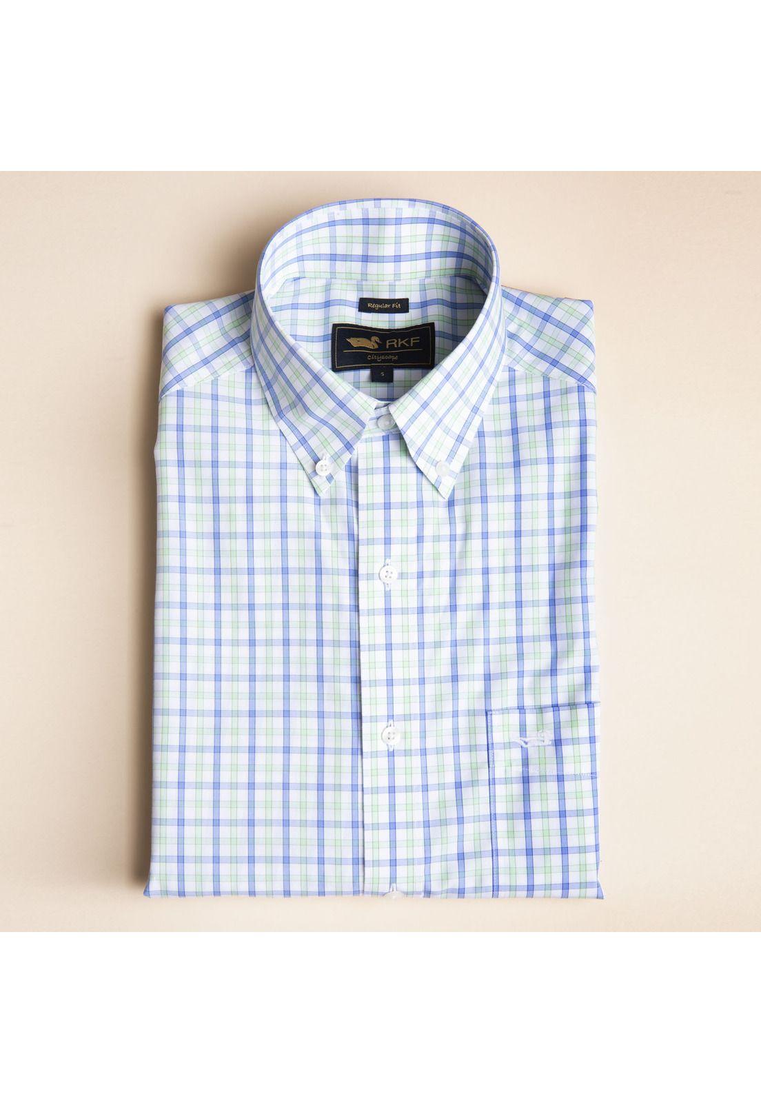 Camisa Hombre Libre De Arrugas Pb Verde-4
