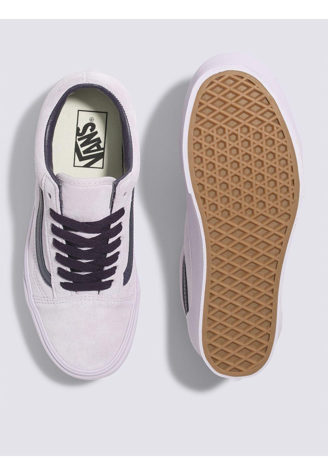 Zapatilla Urbana Mujer Old Skool Stackform Lila Vans-3