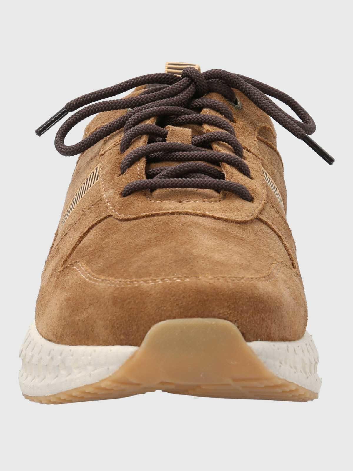 Zapatilla Cuero Hombre Spinal Grove Café-3