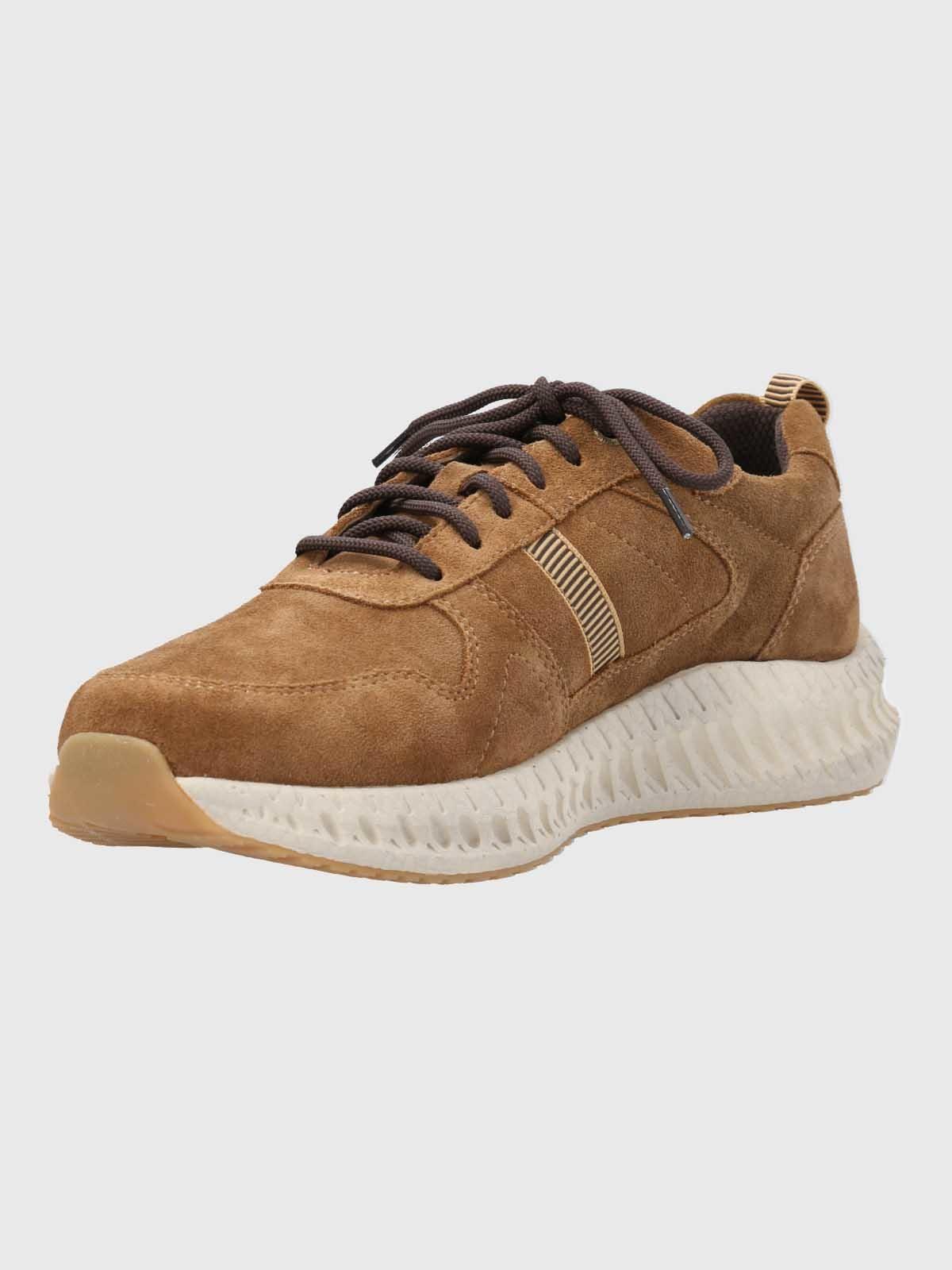 Zapatilla Cuero Hombre Spinal Grove Café-4