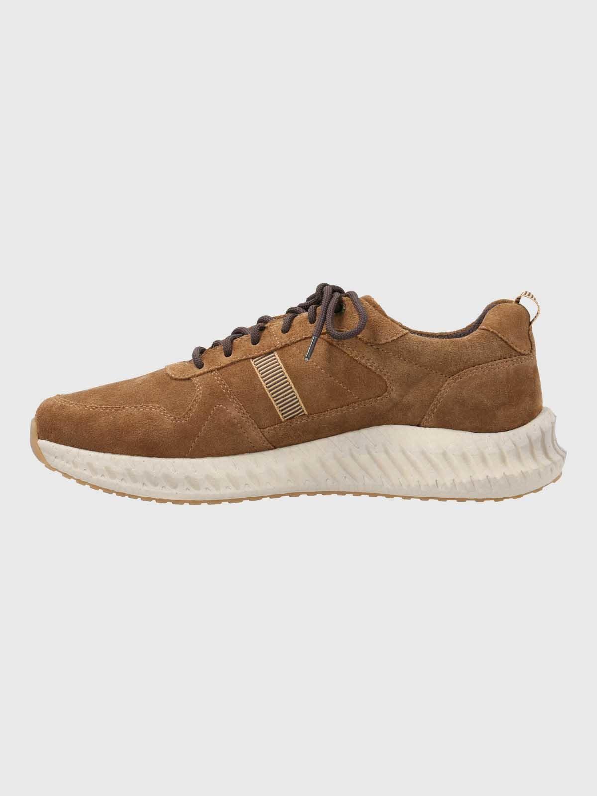 Zapatilla Cuero Hombre Spinal Grove Café-5