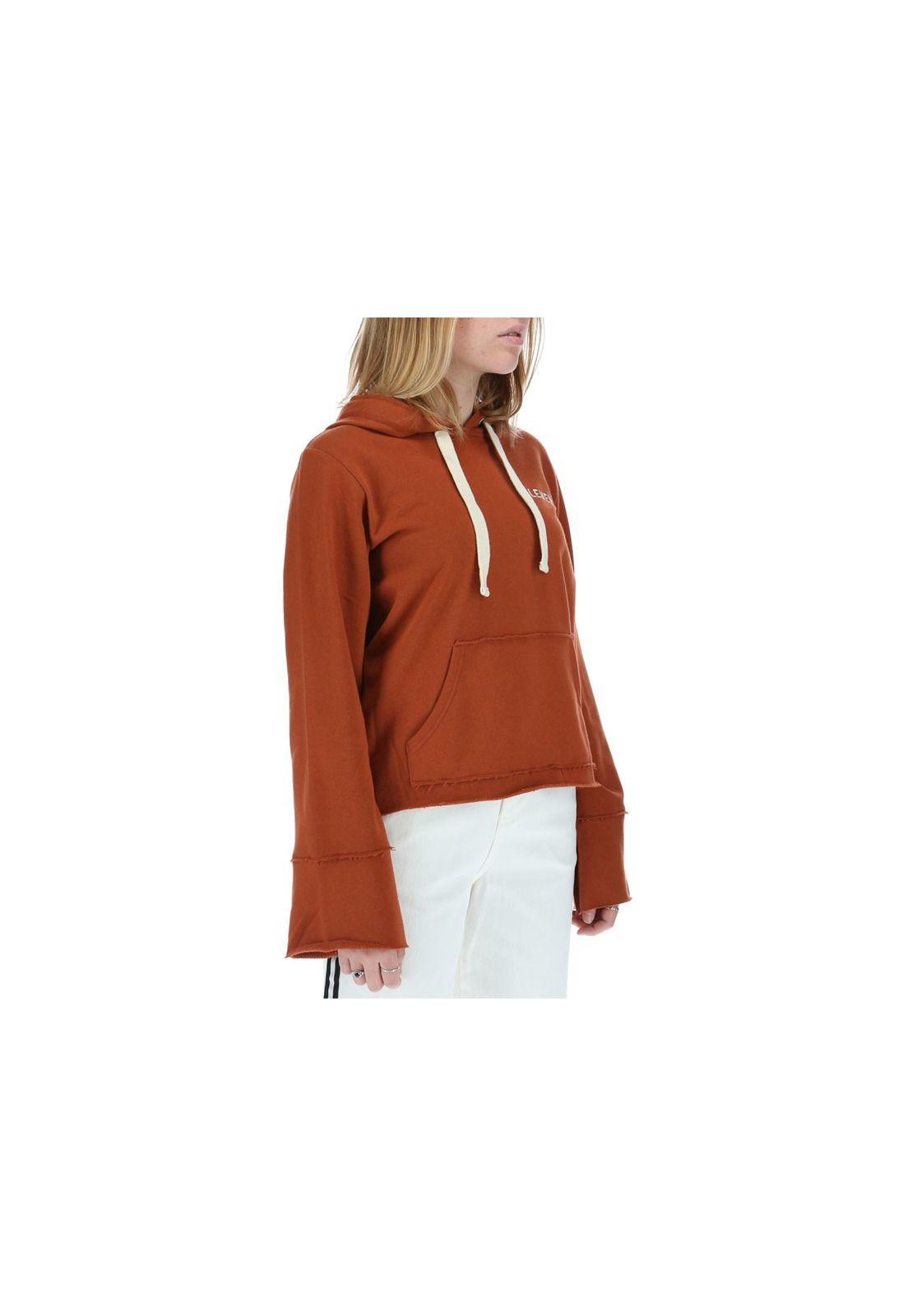 Poleron Mujer Flare Out Terracota-3
