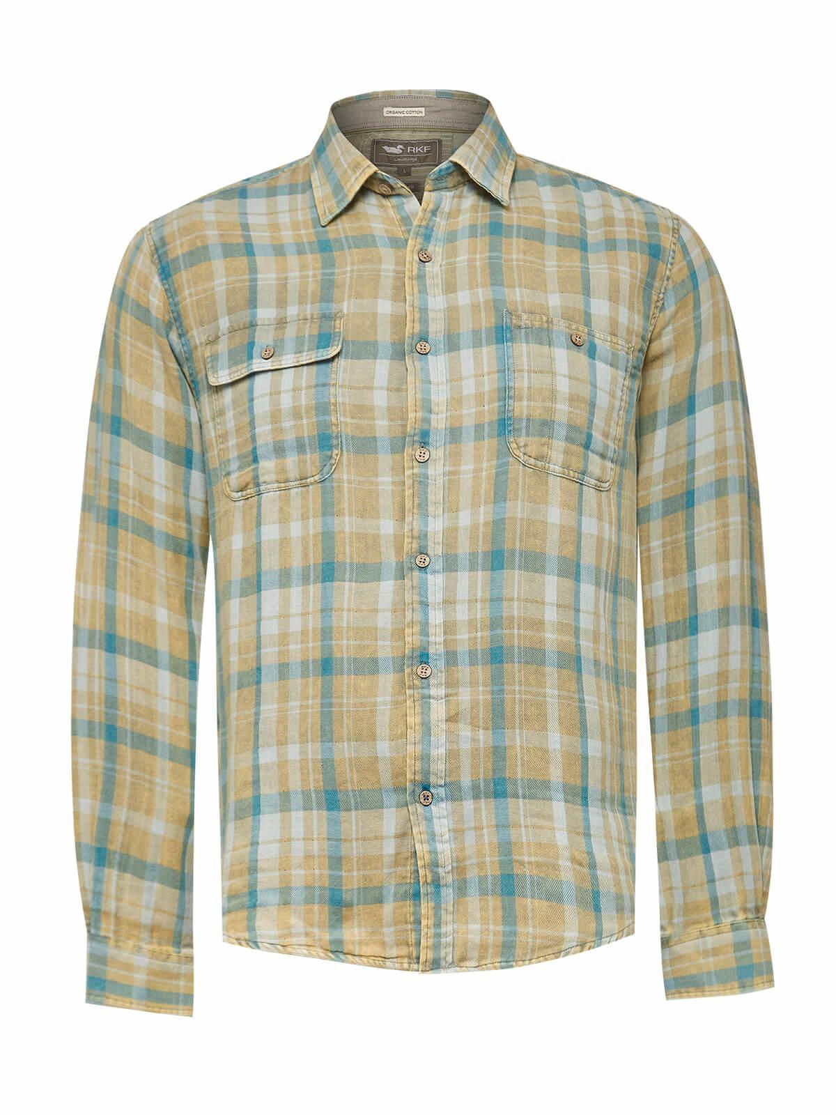 Camisa Algodón Orgánico Hombre Bradford Verde-0