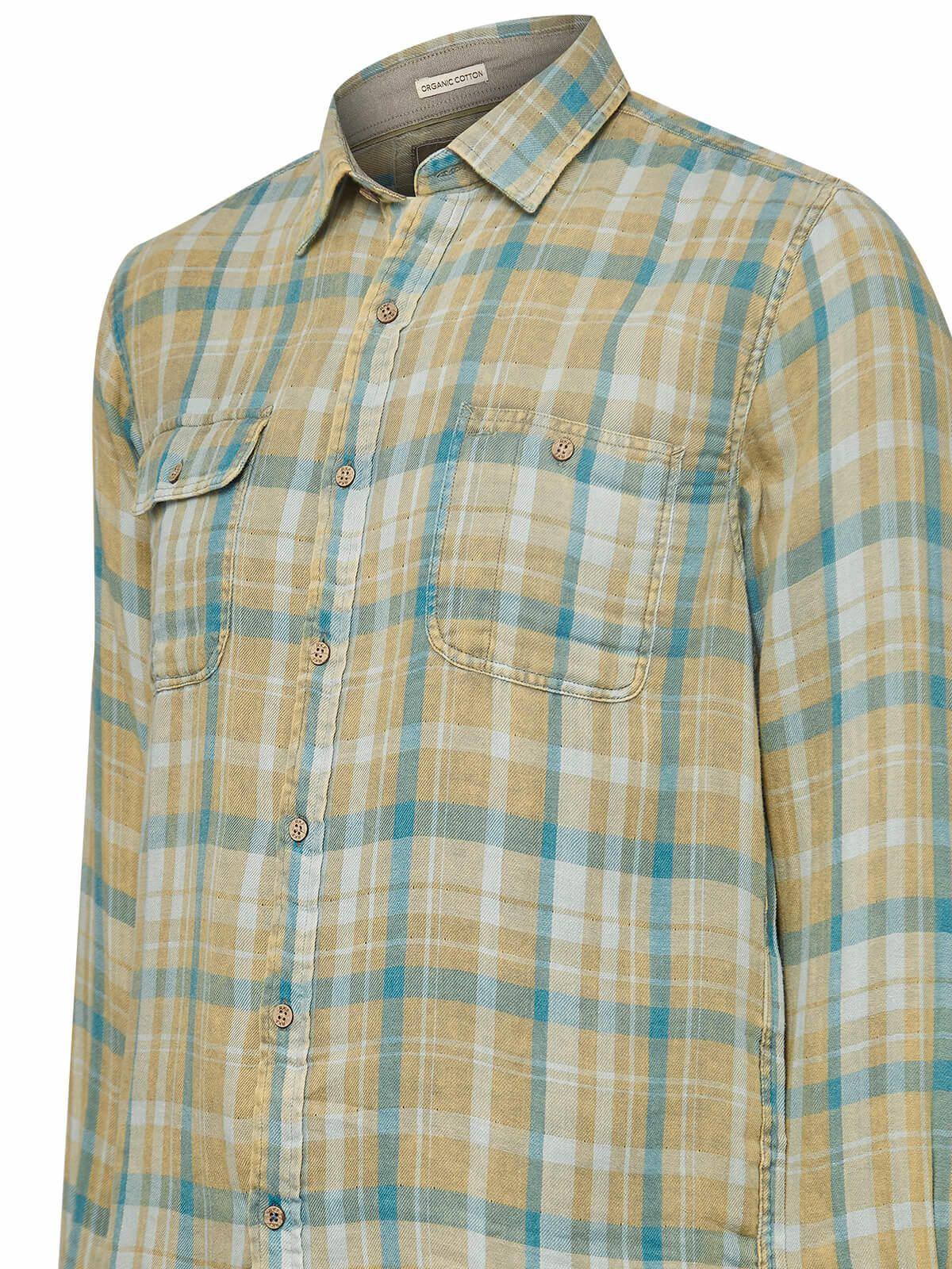 Camisa Algodón Orgánico Hombre Bradford Verde-3