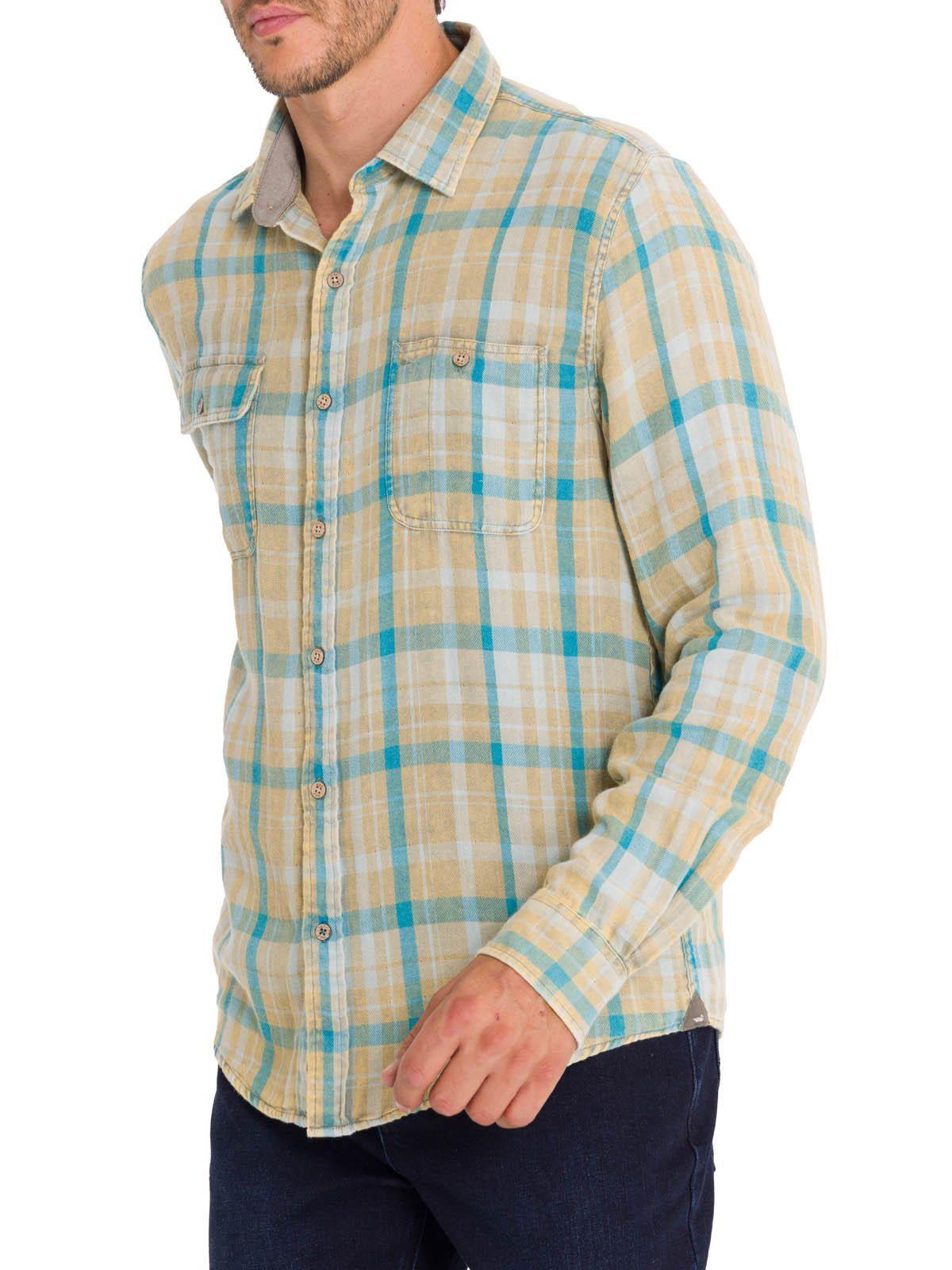 Camisa Algodón Orgánico Hombre Bradford Verde-5