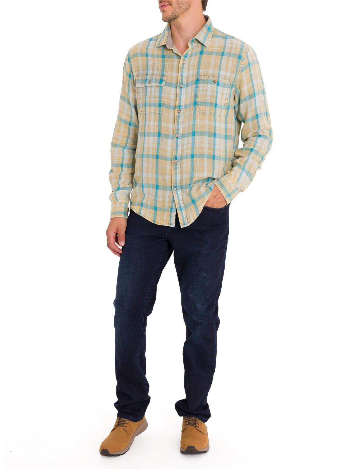 Camisa Algodón Orgánico Hombre Bradford Verde-8