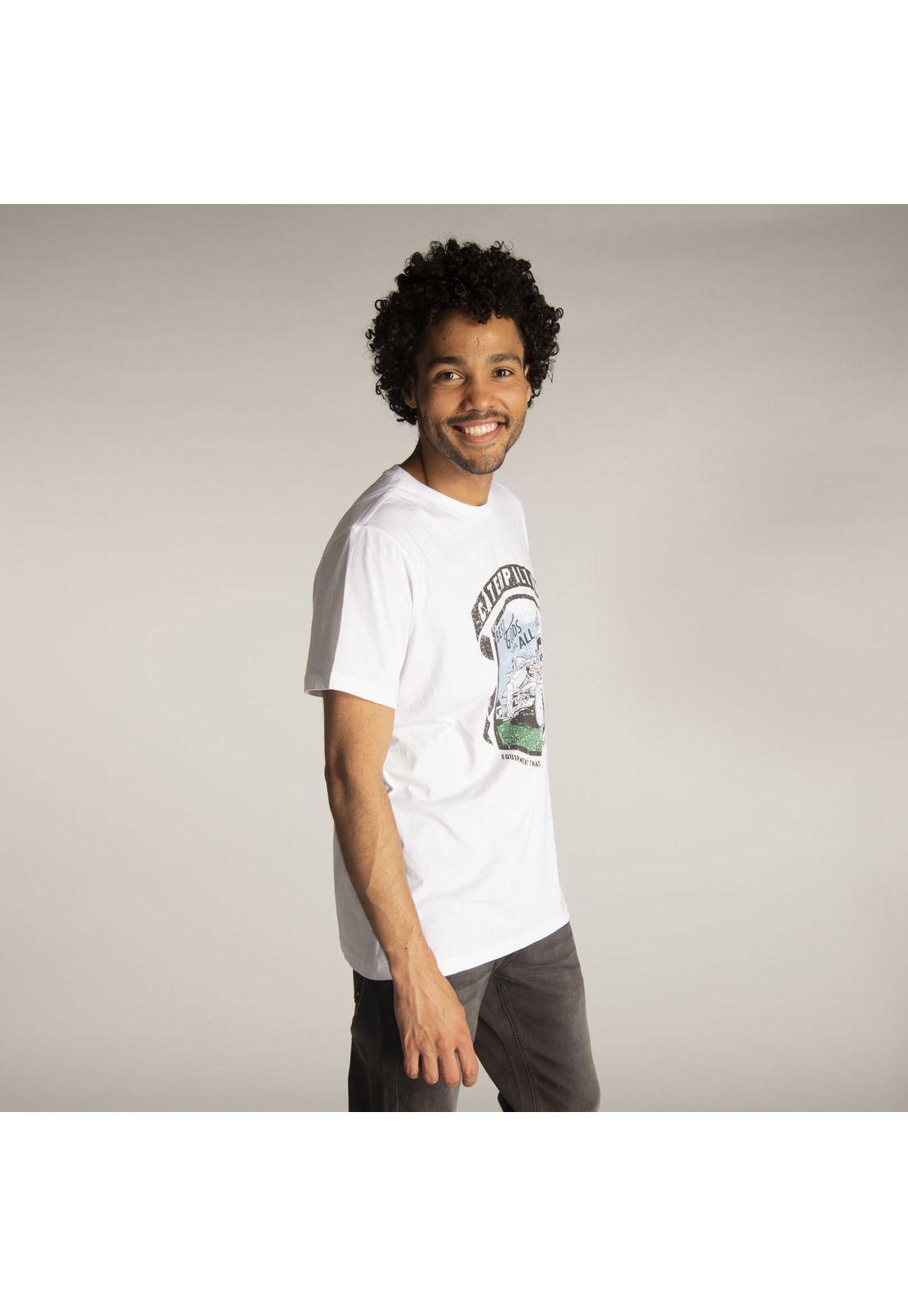 Polera M/C Hombre Best Goods Ribbon Te Blanco-1