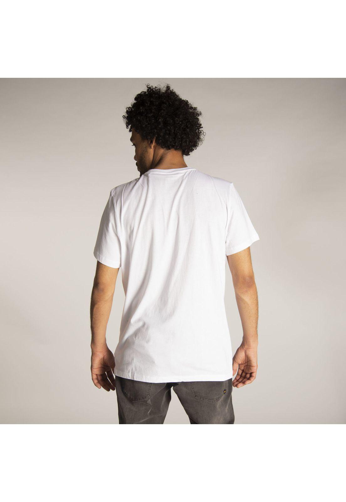 Polera M/C Hombre Best Goods Ribbon Te Blanco-2