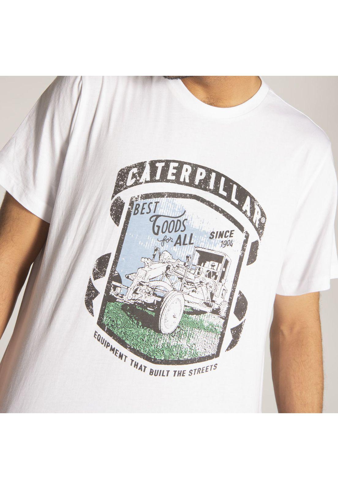 Polera M/C Hombre Best Goods Ribbon Te Blanco-4