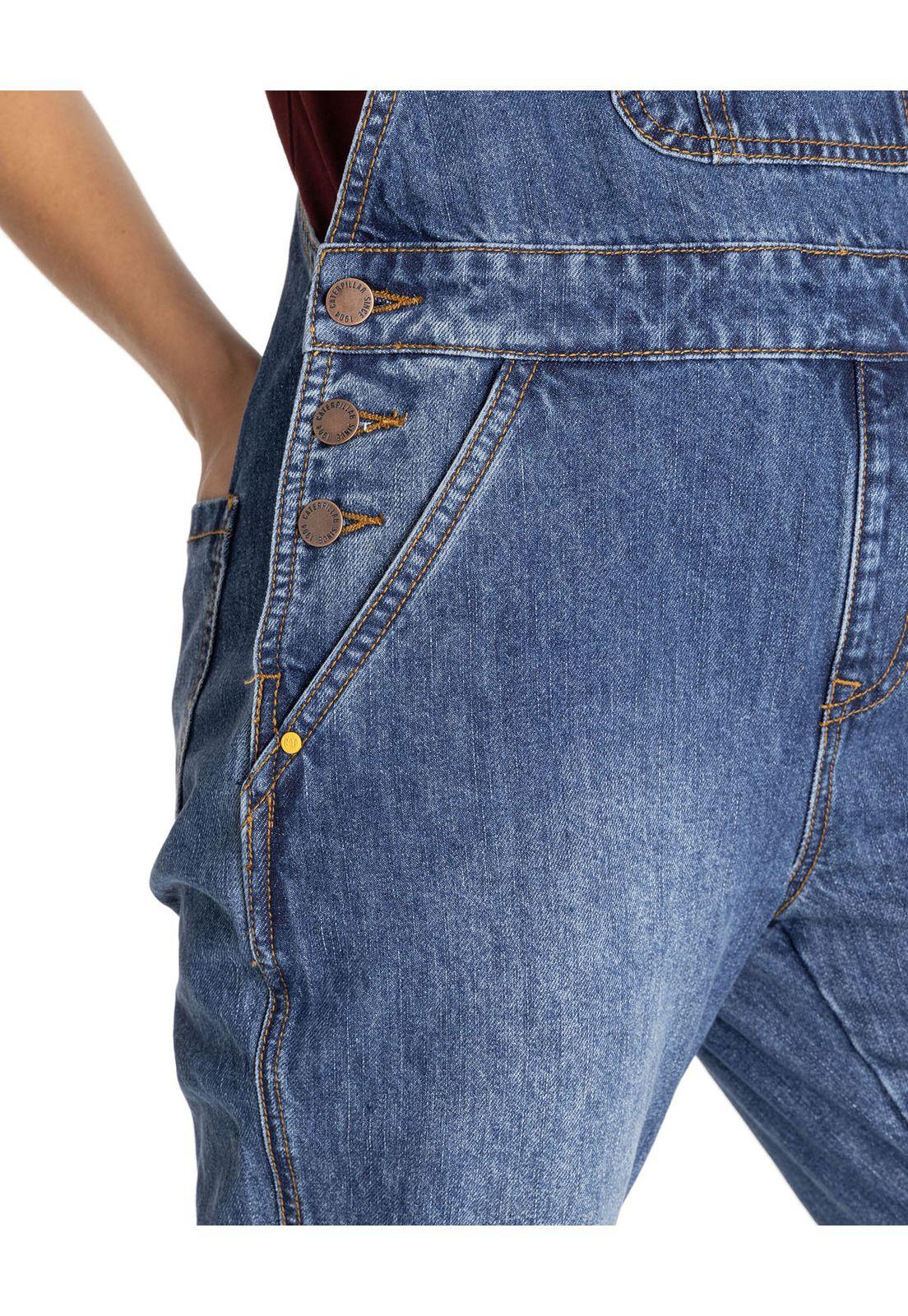 Jardinera Mujer W Foundation Denim O Azul-4