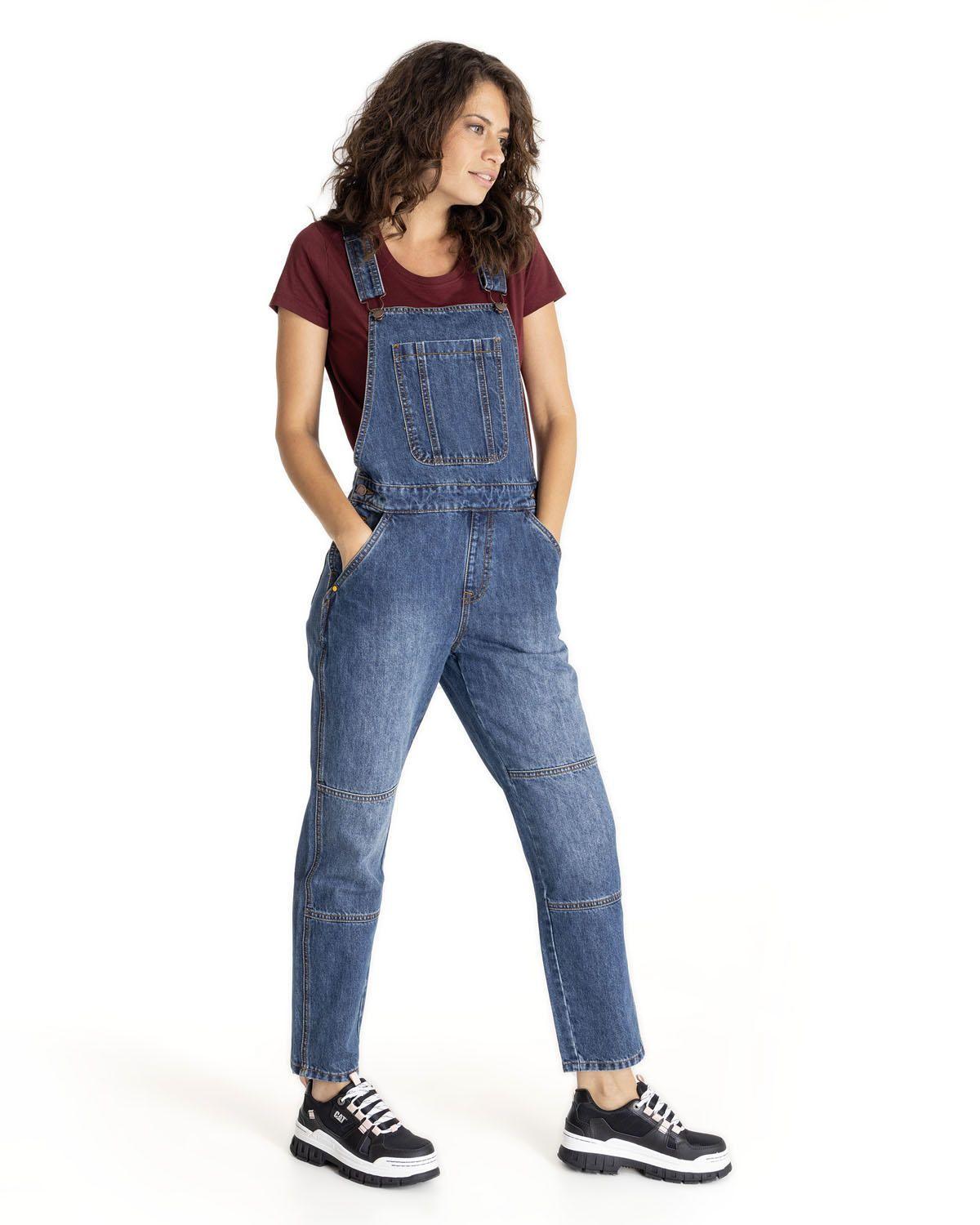 Jardinera Mujer W Foundation Denim O Azul-1