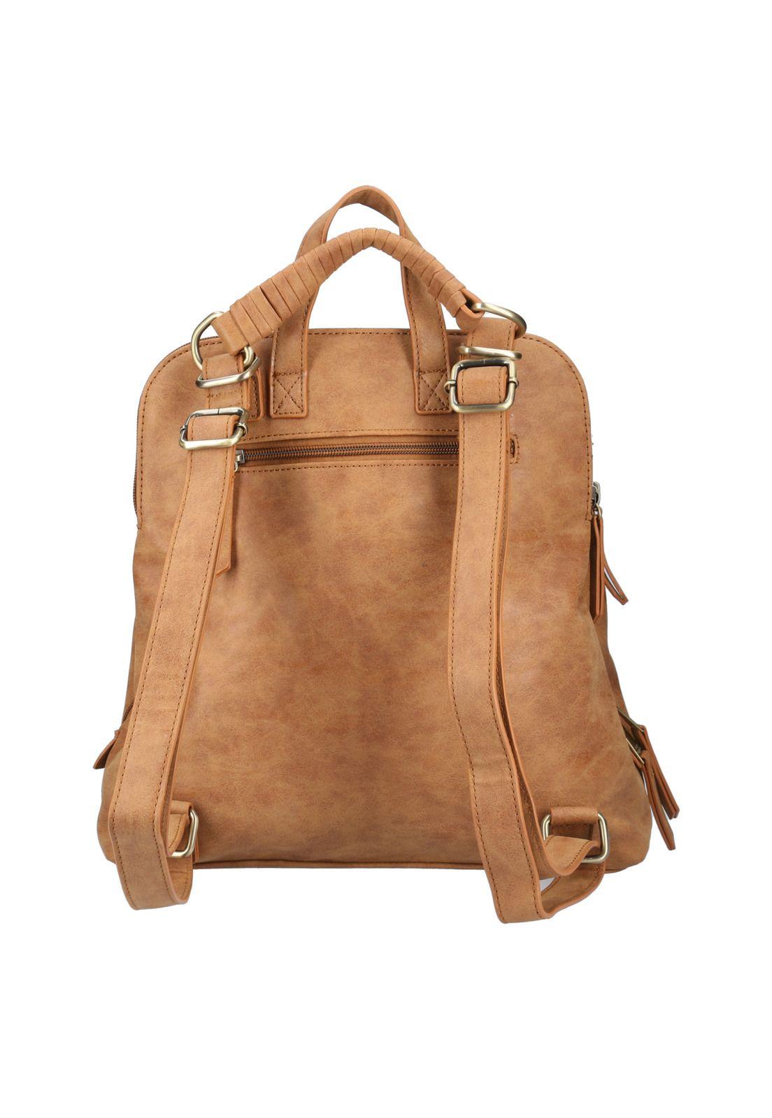 Cartera Mujer Cobb Backbag Café-2