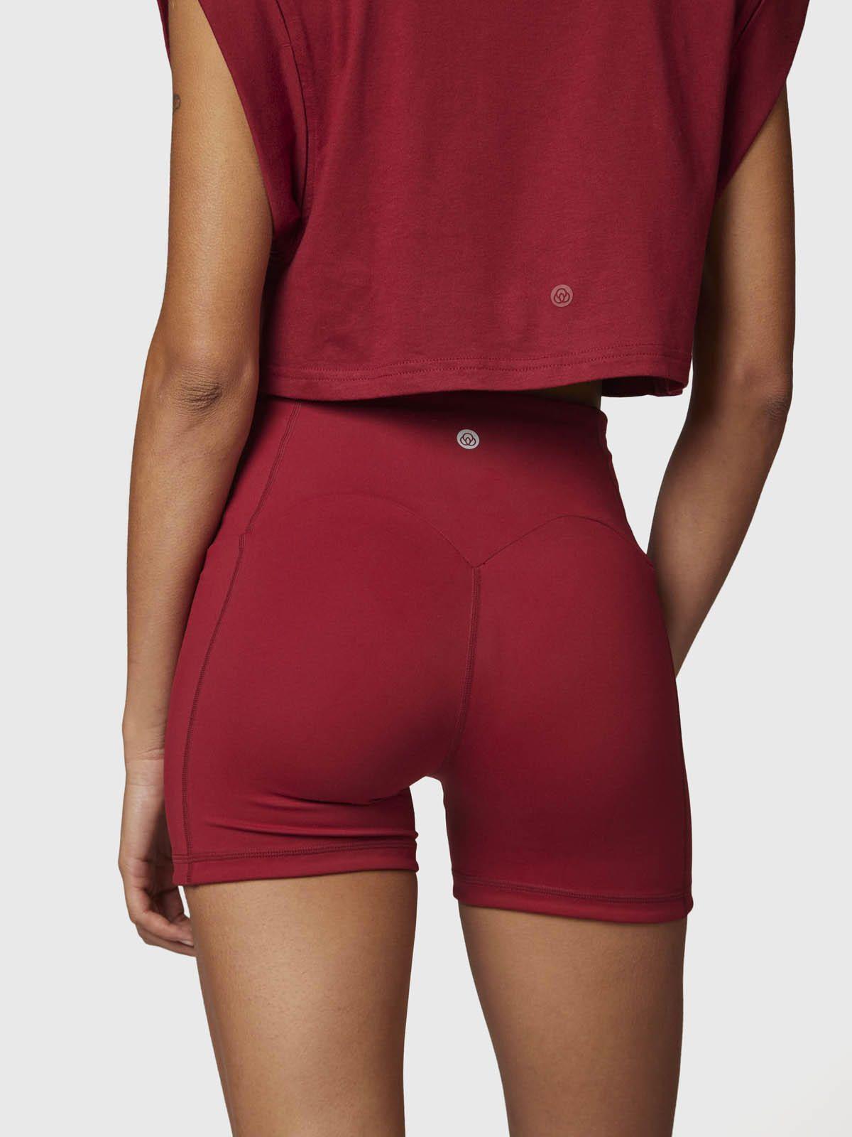 Short Mujer Pocket Aloe Granate -3