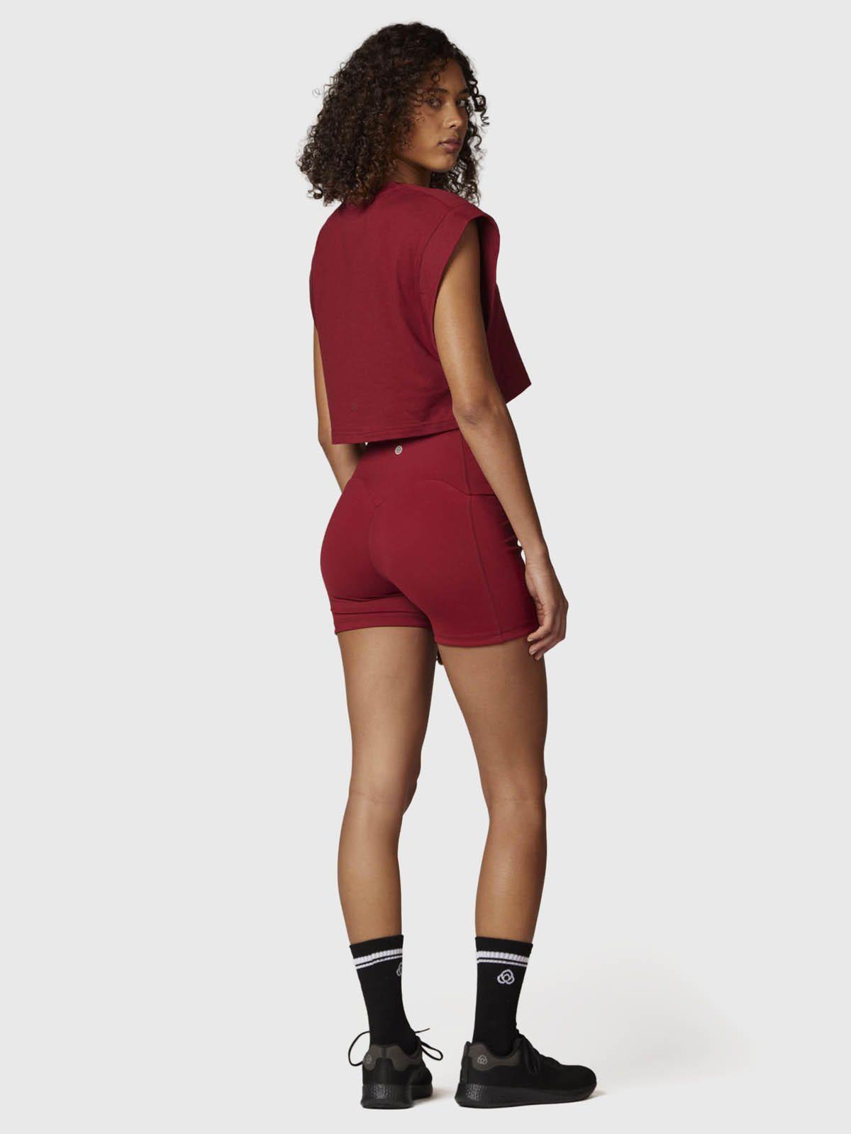 Short Mujer Pocket Aloe Granate -5