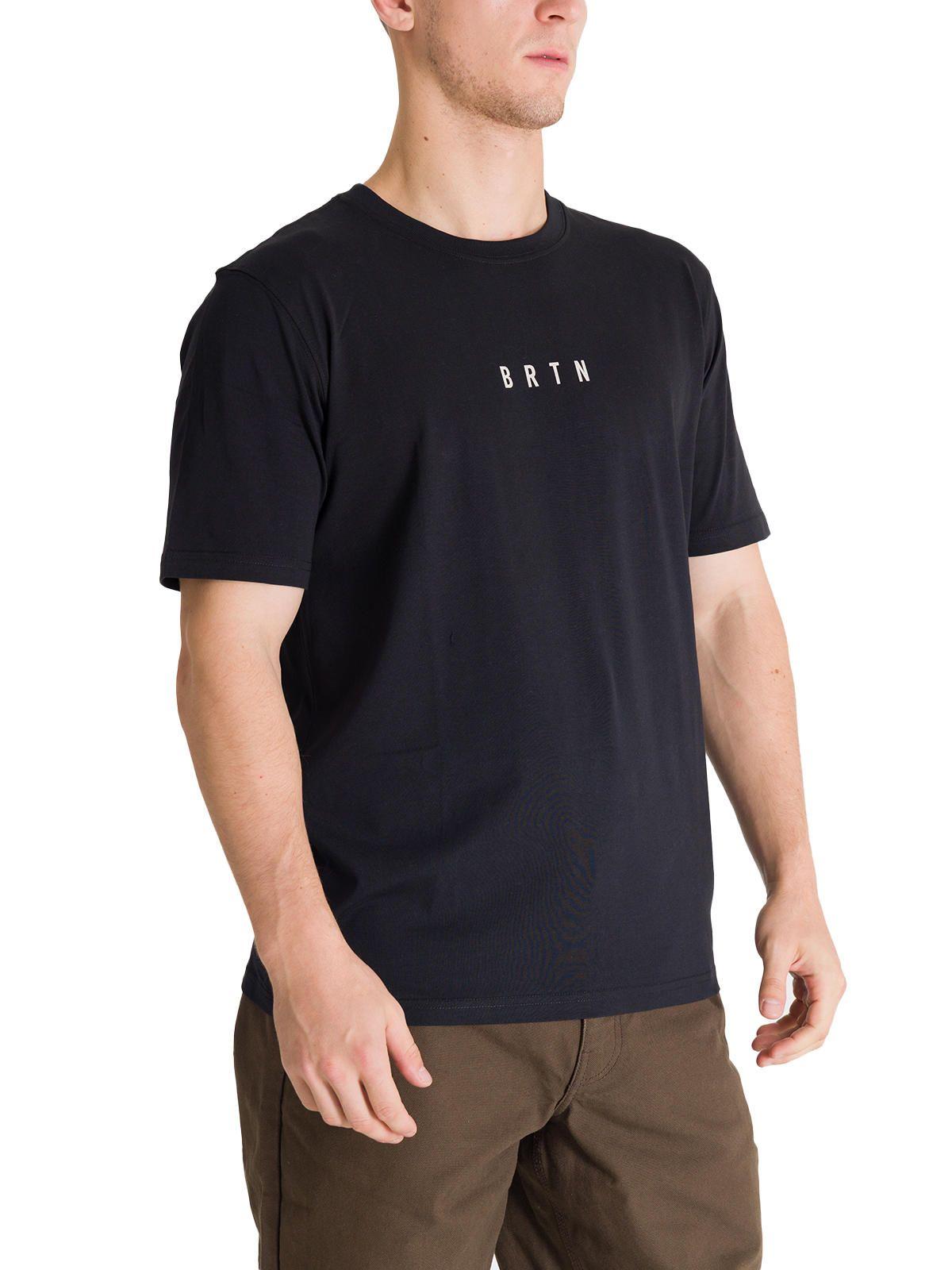 Polera Manga Corta Hombre Japow Negra Burton-1