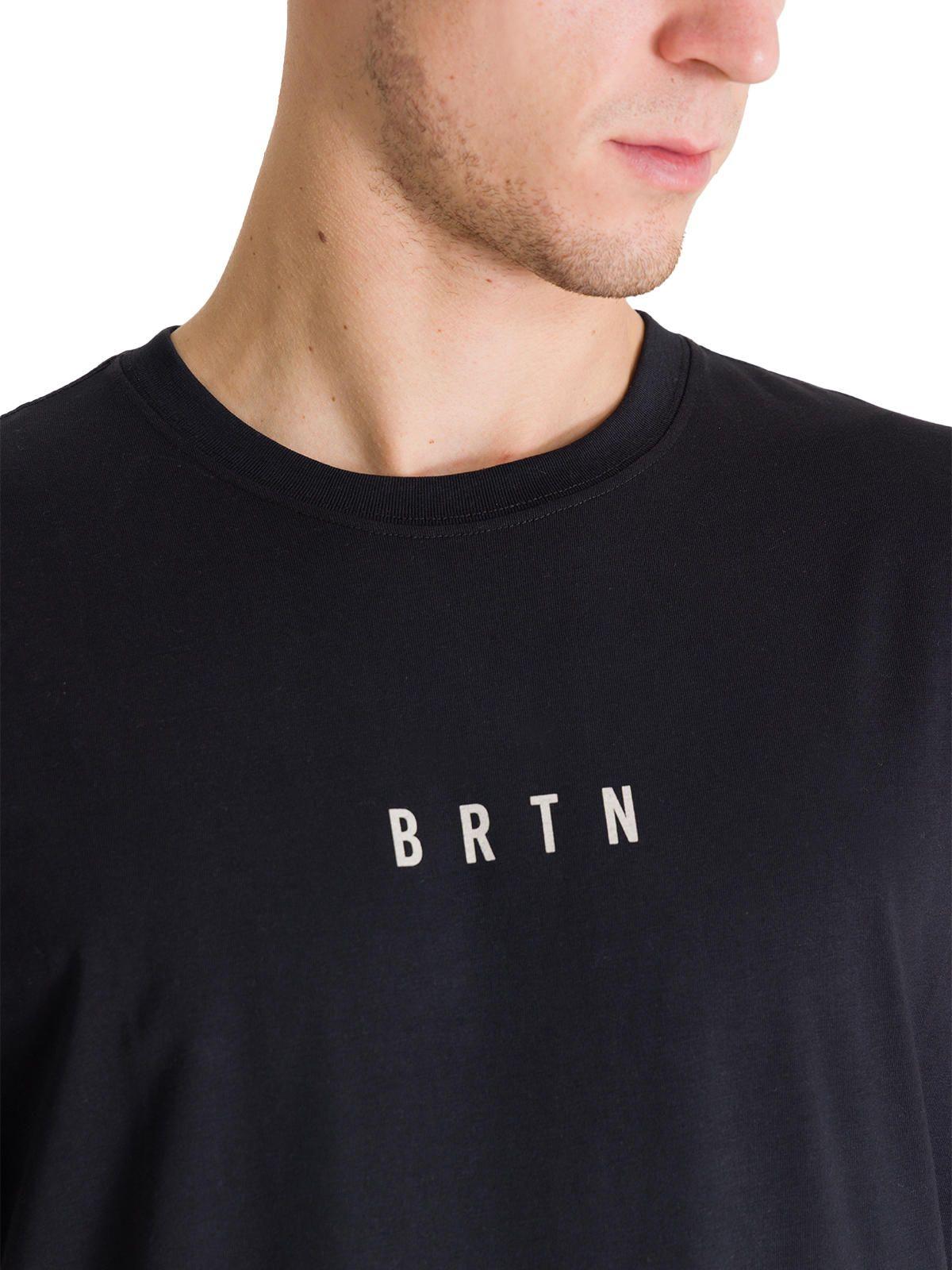 Polera Manga Corta Hombre Japow Negra Burton-4